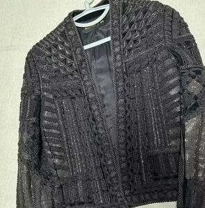 Balmain X H&M Embroidered Jacket Size US 34 XS